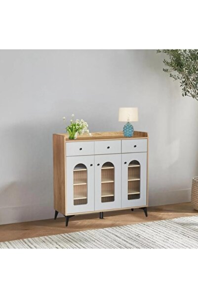 DEC4 Modern storage cabinet with a contemporary design, 100 cm, in multiple c...