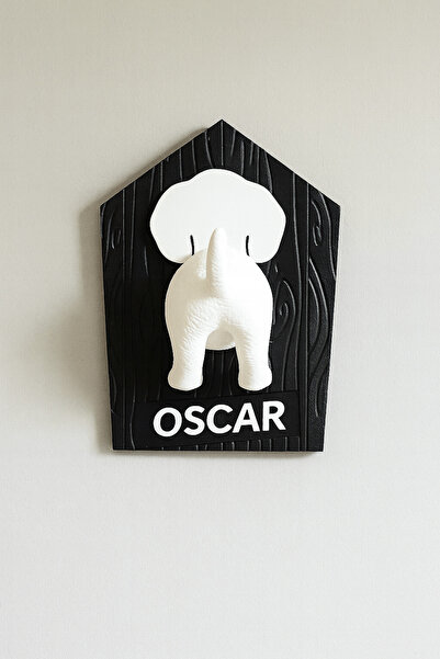 Pawsim Kişiselleştirilmiş Köpek Tasma Tutucu, Tasma Kancası, Duvara Monte Köpek Popo Tasma Tutucu