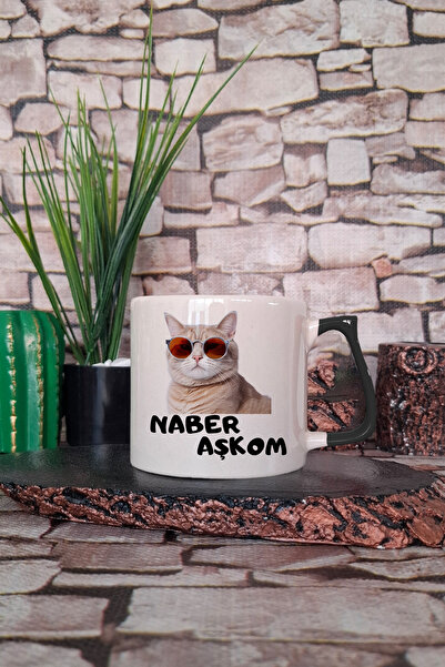 qoeuyl boutique I'M Still Awesome Today - Funny Cat Printed Fun Gift Colorful Handle Cup - Mug Cup