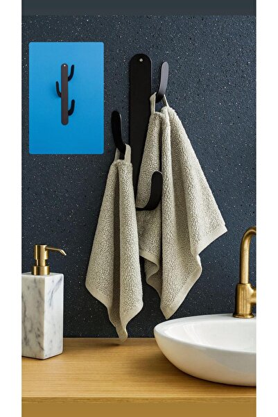 VENON KAKTÜS Вішалка з нержавіючого металу з міцним клейким покриттям для ванної кімнати Сучасна вішалка для рушників