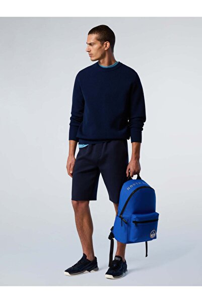 North Sails Su Geçirmez Pamuk Kanvas Sırt Çantası - Royal Mavisi