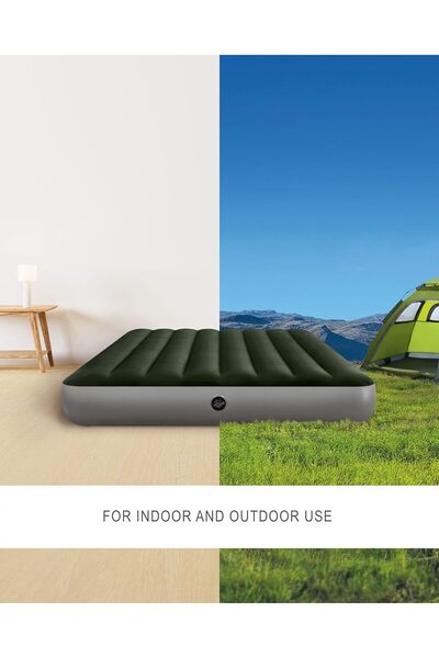 Intex Full Dura-Beam Prestige Airbed With Battery Pump