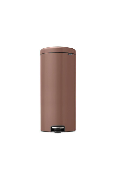 Brabantia NewIcon Pedal Bin 1008853, 30 l, Soft closing, Anti-slip base, Satin finish, Brown