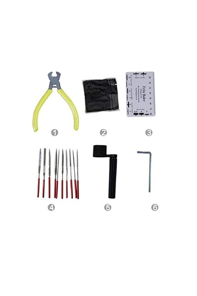 MegArya Professional Guitar Care Tool Repair Maintenance Tech Kit Set for Acoustic Electric Bass Guitar Tool