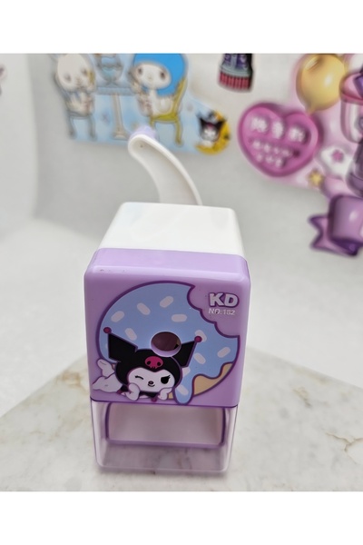 Meyra Accessories sanrio kuromi cinnamorol My Melody masa üstü kollu kalemtıraş Mekanik Kalemtıraş