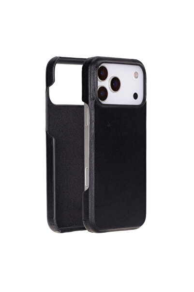 PLM Apple iPhone 17 Pro Max için, Hakiki Deri, El Yapımı Kılıf, Magsafe ile u...