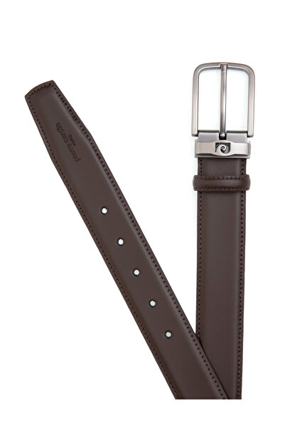 Pierre Cardin حزام جلد بني 100% 50321931-VR029