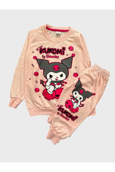 Pajama Shop Σετ χειμερινής φόρμας με μακρυμάνικο ροζ χρώμα από βαμβακερό ύφασμα για κορίτσια