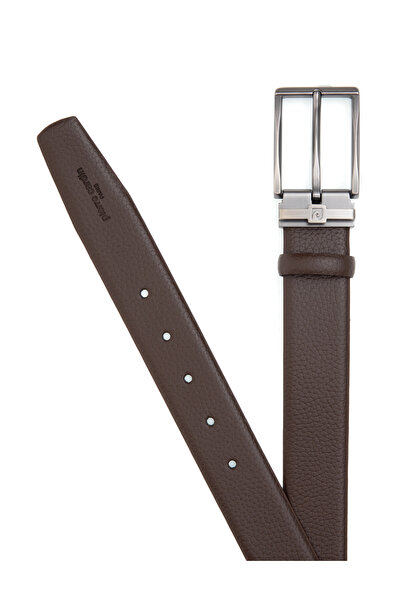 Pierre Cardin حزام جلد بني 100% 50321932-VR029