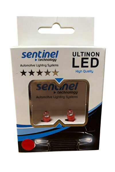 Sentinel T5 Gösterge Ampulü Kırmızı 12v 2 Adet Fiyatı