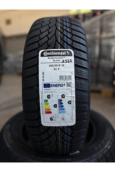 Continental 205/55R16 91T WINTERCONTACT TS870 KIŞ LASTİĞİ