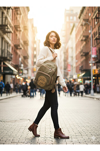 Fine Touch Kadın & Erkek Kanvas Çanta – Modern, Geniş ve Dayanıklı Tasarım