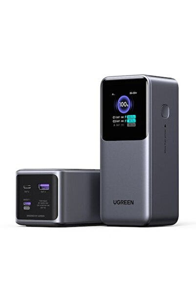Ugreen Φορτιστής με ψηφιακή οθόνη, 20000mAh, USB, 2x Type-C, 130W, QC, PD, 5V...