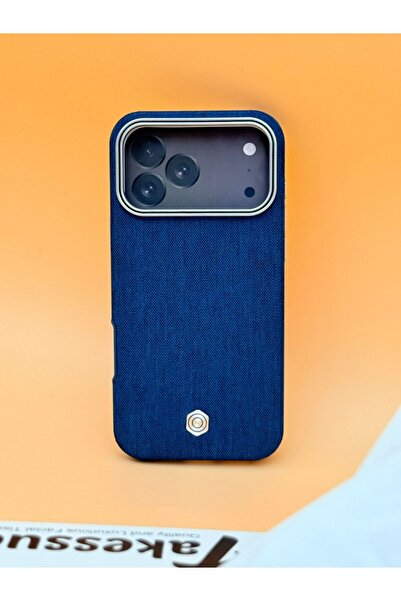 GENERAL جراب واقٍ من القماش الفاخر لهاتف iPhone 17 Pro Max - ملائم بشكل نحيف، واقي للكاميرا، مقاوم للصدمات