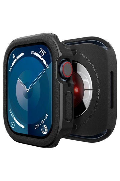 Stef's Cat Protective Case for Apple Watch 10 46mm, U57, Polyurethane, Matte Black