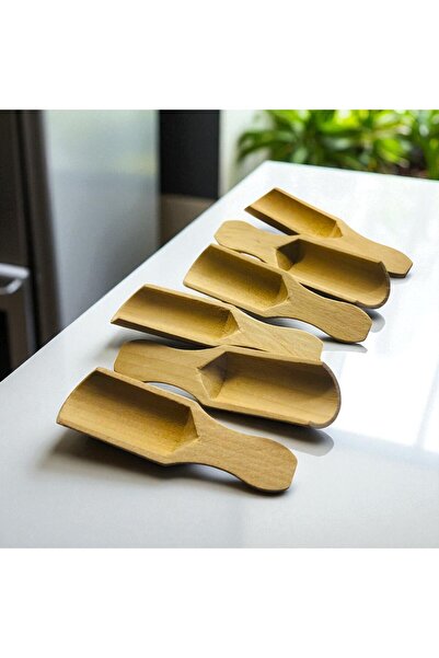 kılıç ahşap CNC & LAZER Seasoning Spoon - Set of 6 Seasoning Spoons - Set of 6 Spoons - Spoon -