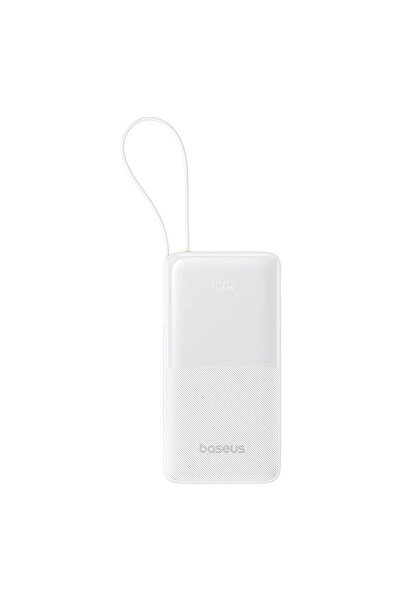 Baseus External Battery 10000mAh, 20W, Built-in Type-C Cable, O42, Silicon, Bipow 2