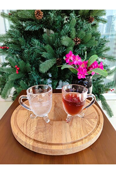 Madame Coco Abeille 4'lü Çay Fincanı - Şeffaf - 170 ml