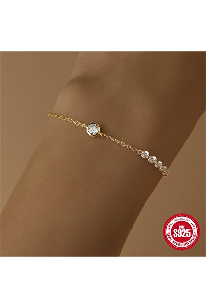 SIC MODA Set Colier si Bratara din Argint 925, cu Zircon, Șic 6106