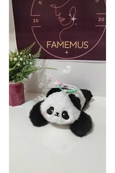 FAMEMUS ACCESSORY Lüks Kaliteli Panda Peluş 17 cm