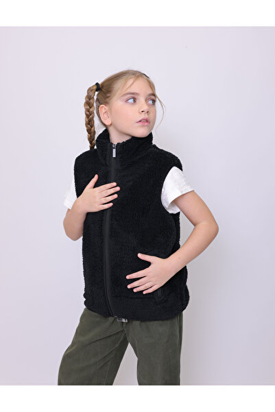 PIQUE Children's vest fleece laminated girl's vest
