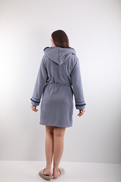 Wild Love Γυναικεία ρόμπα/μπουρνούζι με κουκούλα από 100% μπαμπού