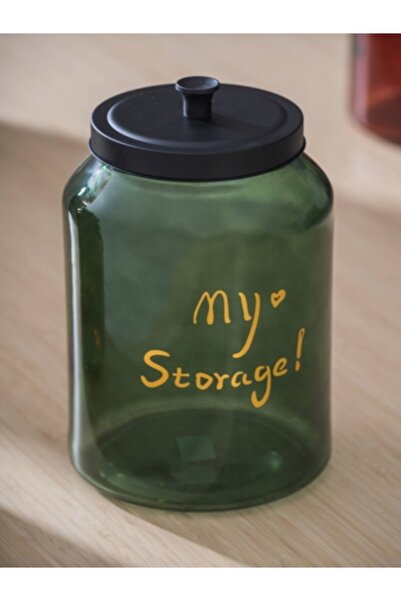 ACAR Pierre Metal Jar with Lid 28 X 16 X 16 cm - 4000 ml