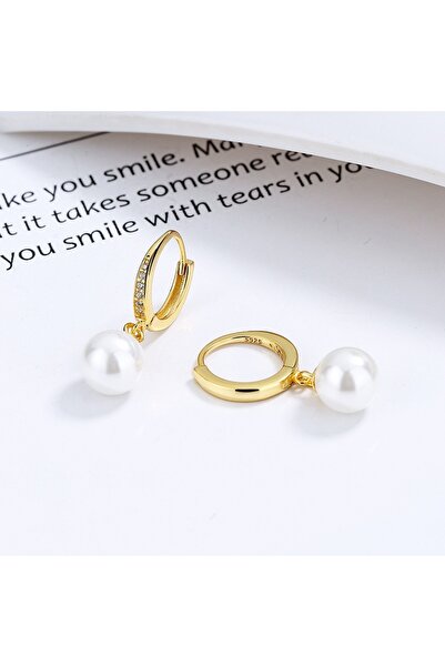 SIC MODA Cercei Eleganti cu Perla din Argint 925, 6105B