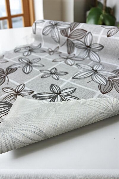 Pimula home Non-Slip Kitchen Bathroom Inside the Cabinet Multi-Purpose Drawer Shelf Display Case Cover -Grey Flower-1045-H