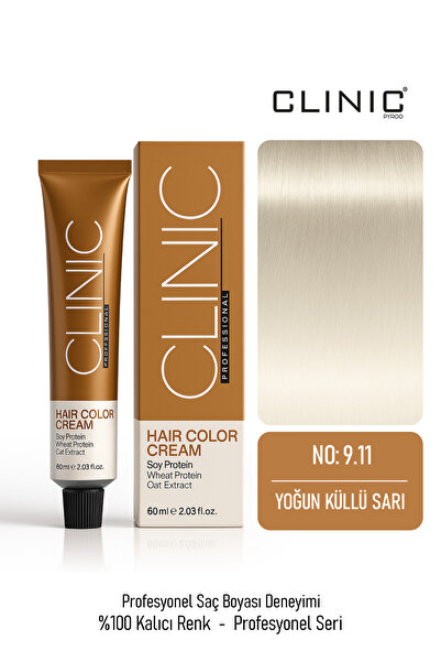 CLINIC PYROO No: 8.11 Saç Boyası – Hair Color Cream 60 ml - Yoğun Küllü Açık ...