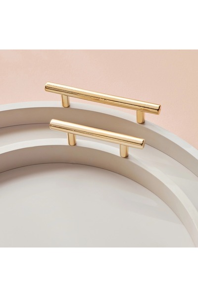 Generic Luxe Wooden Serving Tray - 50 cm