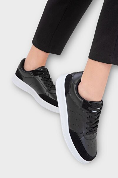 Liger Unisex Flat Light Sole Casual Sneaker Shoes Black White