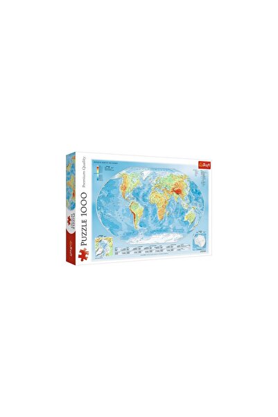 Trefl PUZZLE 1000 HARTA FIZICA A LUMII