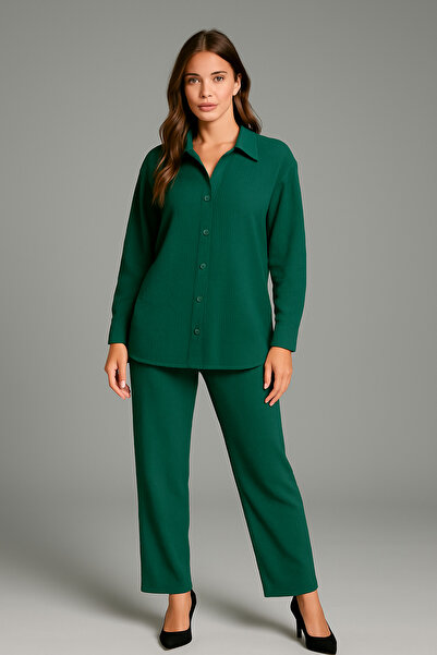 Mivoon Σετ πουκάμισο από ύφασμα με κουμπιά και γιακά, κατάλληλο για το μαντίλι, 2XL 6XL