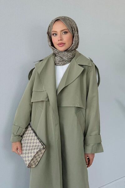 Sezi Moda Giyim Sonne Rüzgarlı Trenç