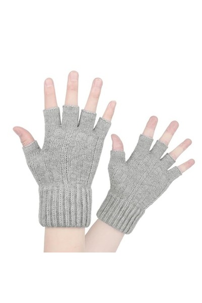Danex Women's Gloves, 17cm, S50, Wool, Light Metal Gray