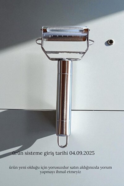 Hızlı Çeyiz Çift Foksiyonlu Jülyen Soyucu Çok Amaçlı Meyve Sebze Soyacak Sala...