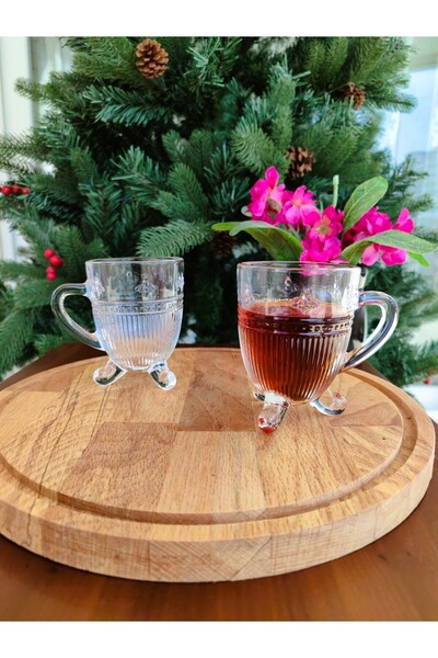 Madame Coco Abeille 4-Piece Teacup - Transparent - 170 ml
