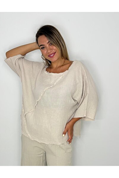 HT Boutique MÜSLİN KUMAŞ BLUZ