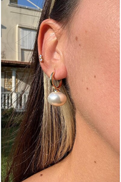 AJE JEWELRY İnci Model Sallantılı Küpe