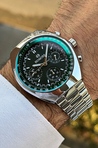 Store Functional Seiko Model Steel with Green Box Inside Waterproof Men's Watch