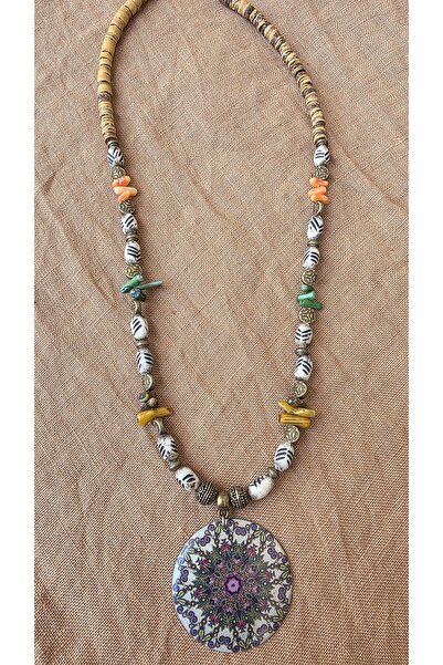 trendbysena قلادة ماندالا نسائية أصلية ذات طابع عرقي