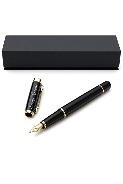 Çılgıntrend Kişiye Özel İsim Yazılı Premium Dolma Kalem – Şık Hediye Kutulu