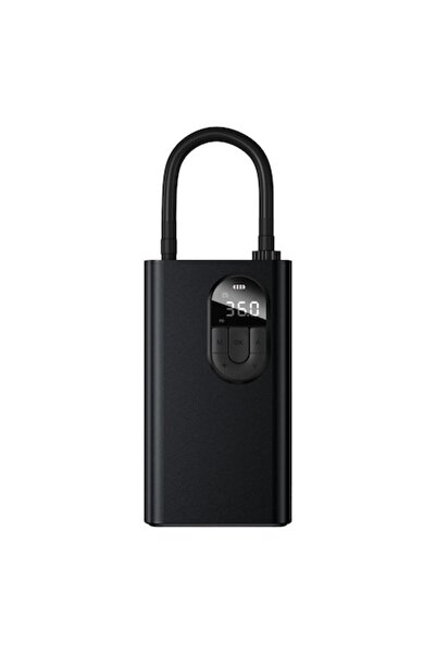 Stef's Cat Compresor portabil, afișaj digital, 2000mAh, L58, policarbonat, negru