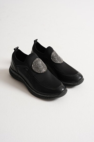 Mubiano Pantofi casual pentru femei Sola, din piele lacuita neagra, elastica,...