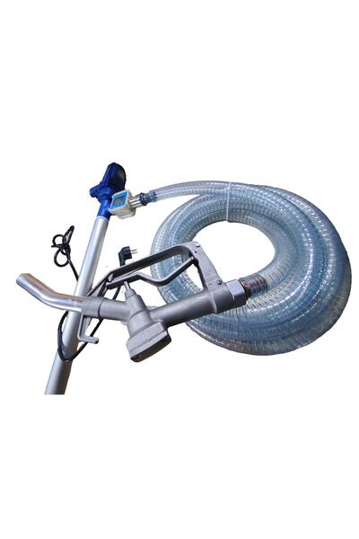 Düzey 220 VOLT SAYAÇLI VARİL POMPASI& AKARYAKIT TABANCASI& 5 METRE HORTUM SETİ