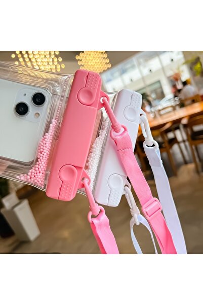 Stef's Cat Waterproof, Snowproof, Universal, Sensory Case with Strap for Phone or Documents - White