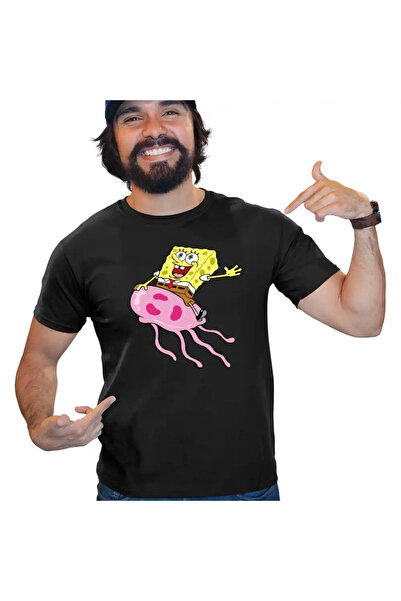 OEM Ανδρικό T-shirt Μπομπ Σφουγγαράκης με μέδουσες