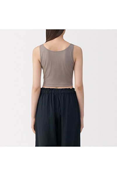 Muji Lyocell Blended Half Bra Tank Top