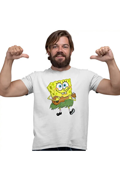 OEM Tricou Barbati SpongeBob Hawaii Ukulele Serial Sezon